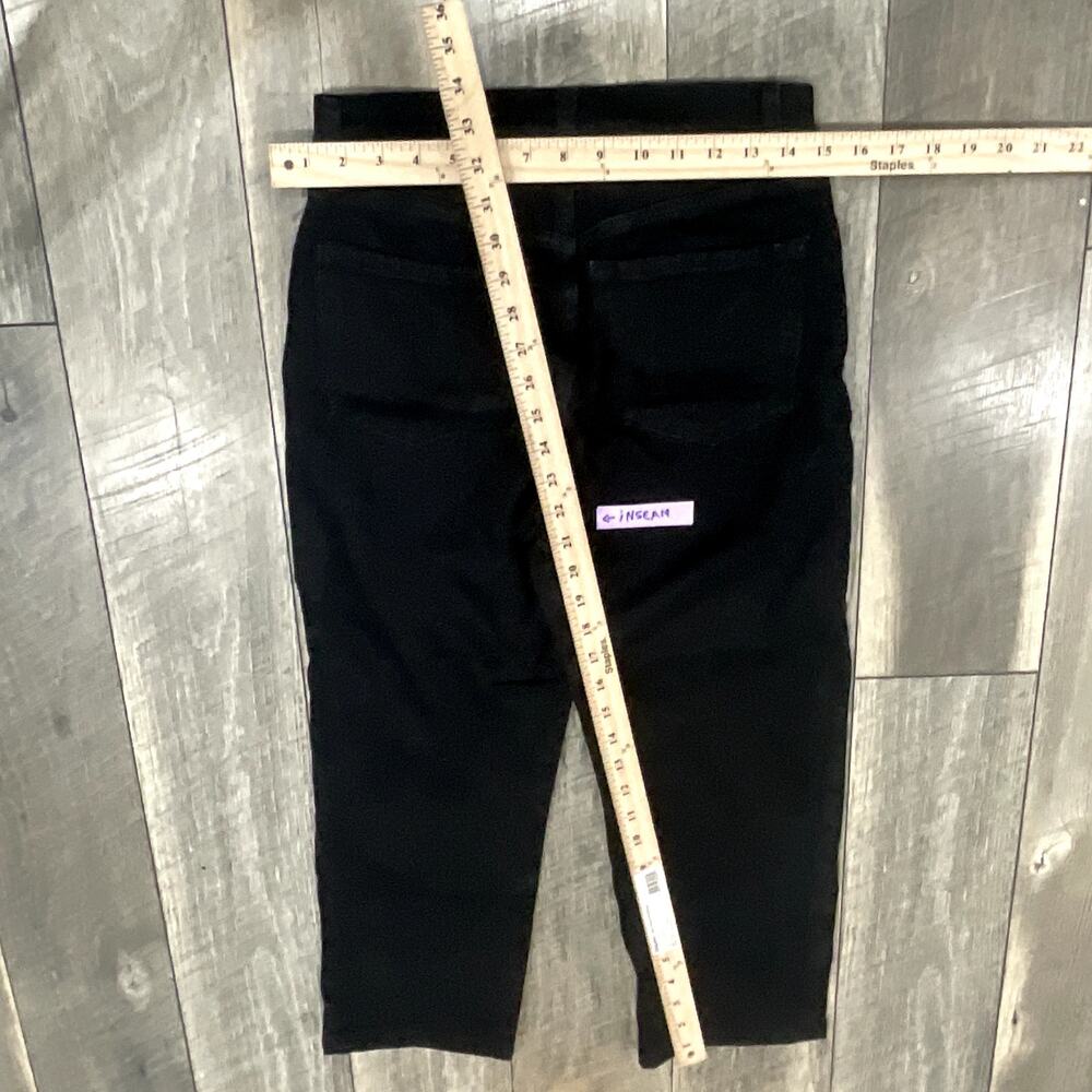 Old Navy Jeans Women’s Size 30 Black High Waist Straight Fit - Picture 6 of 6